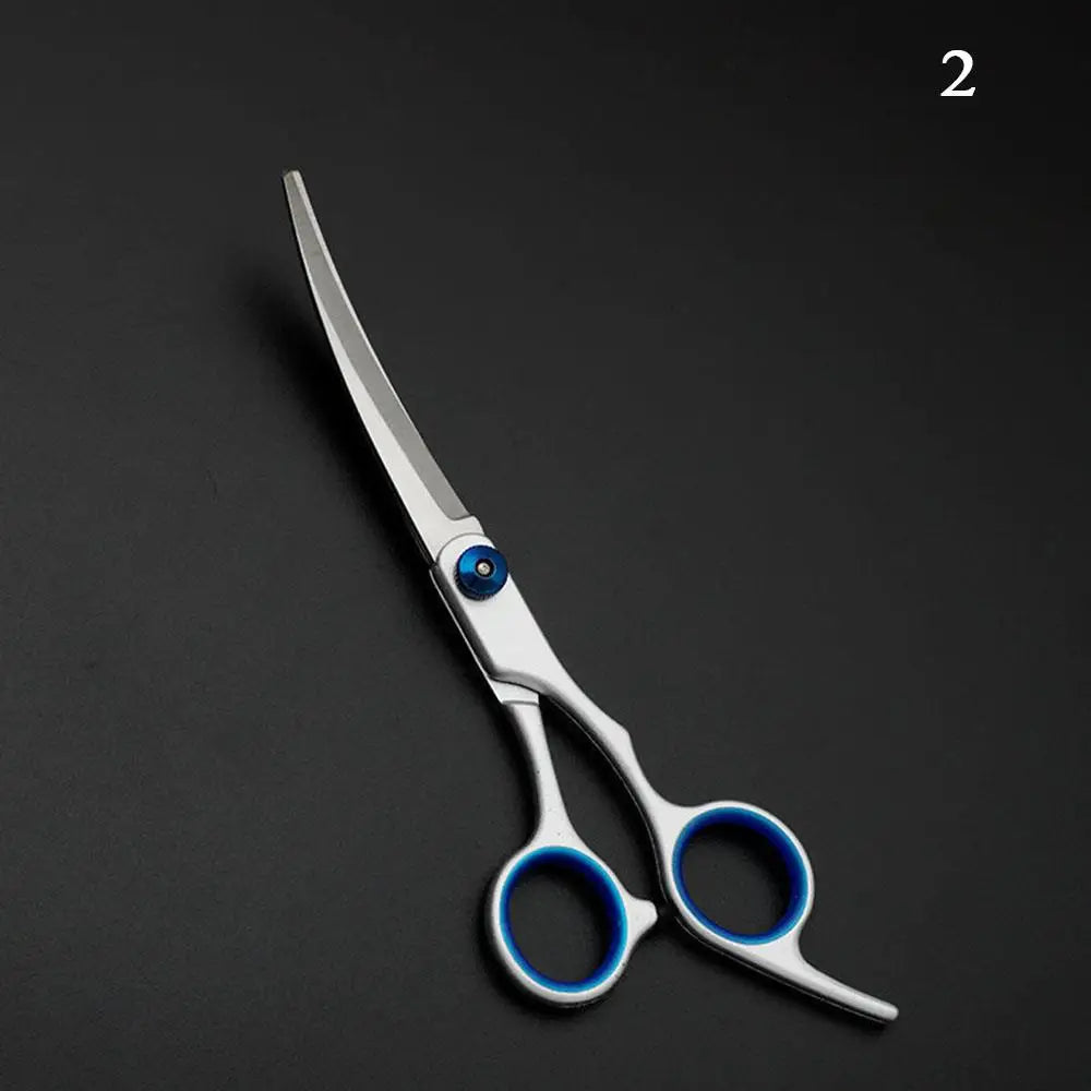 4 Styles Safety Pet Grooming Scissors Round Head Professional Stainless Steel Dog Hair Scissors Portable Pets Animal Cutting