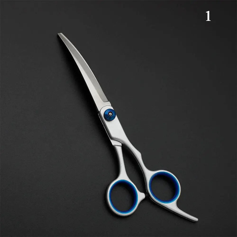 4 Styles Safety Pet Grooming Scissors Round Head Professional Stainless Steel Dog Hair Scissors Portable Pets Animal Cutting